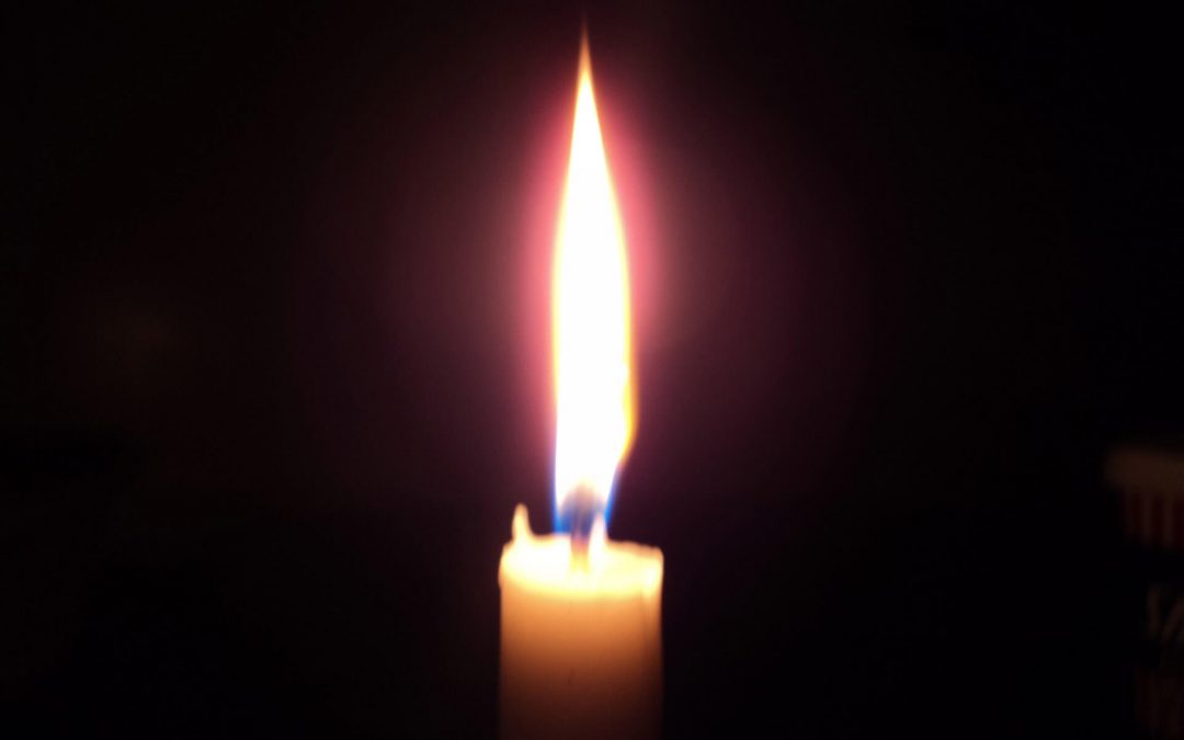 Candle in Power Outage